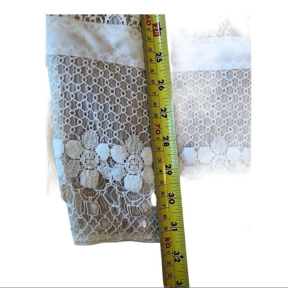 BCBG Maxazria Renata Cream Lace Dress NWT - Picture 8 of 12